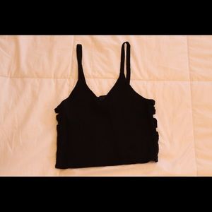 Forever 21 (M) Crop Tanktop - Crisscross Sides!